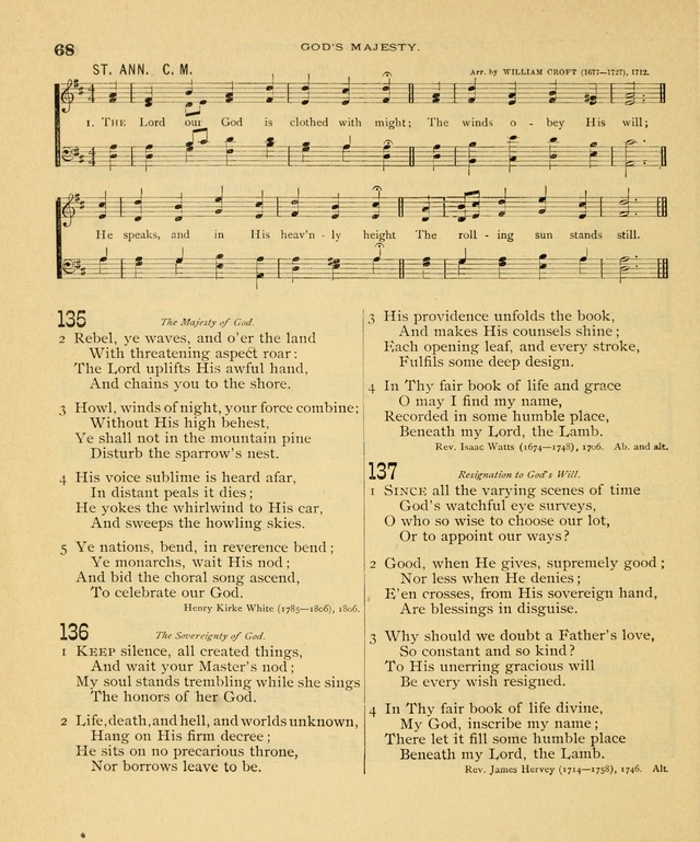 Carmina Sanctorum, a selection of hymns and songs of praise with tunes page 69