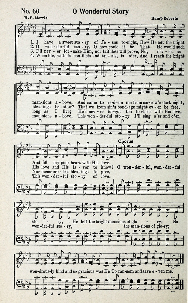 Calvary Songs: A Choice Collection of Gospel Songs, both Old and New page 61