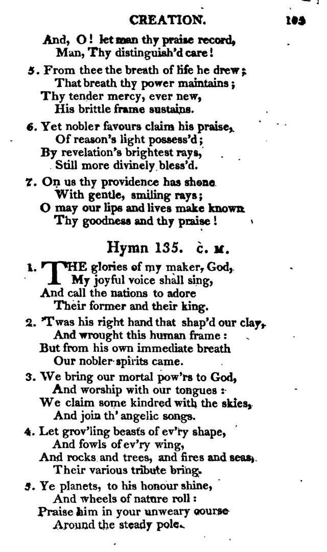 A Choice Selection of Evangelical Hymns, from various authors: for the use of the English Evangelical Lutheran Church in New York page 105