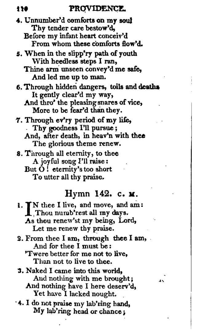 A Choice Selection of Evangelical Hymns, from various authors: for the use of the English Evangelical Lutheran Church in New York page 110