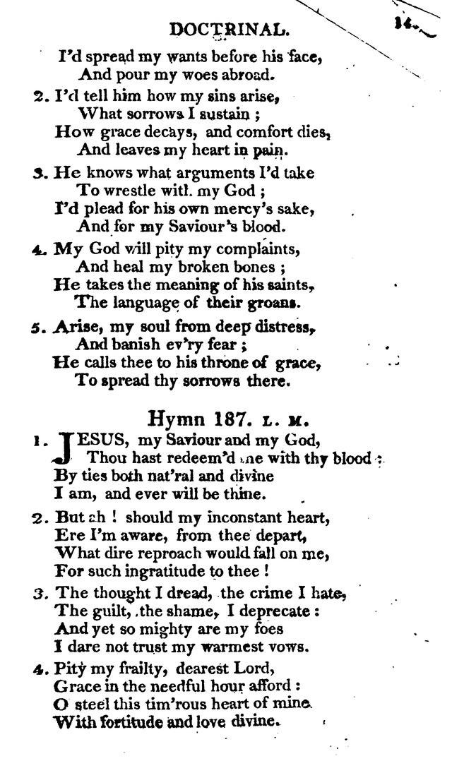 A Choice Selection of Evangelical Hymns, from various authors: for the use of the English Evangelical Lutheran Church in New York page 141
