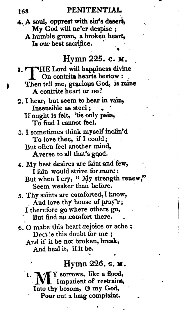 A Choice Selection of Evangelical Hymns, from various authors: for the use of the English Evangelical Lutheran Church in New York page 168