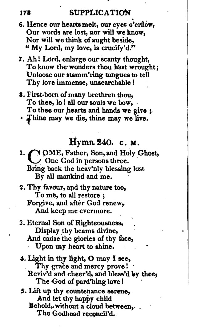 A Choice Selection of Evangelical Hymns, from various authors: for the use of the English Evangelical Lutheran Church in New York page 178