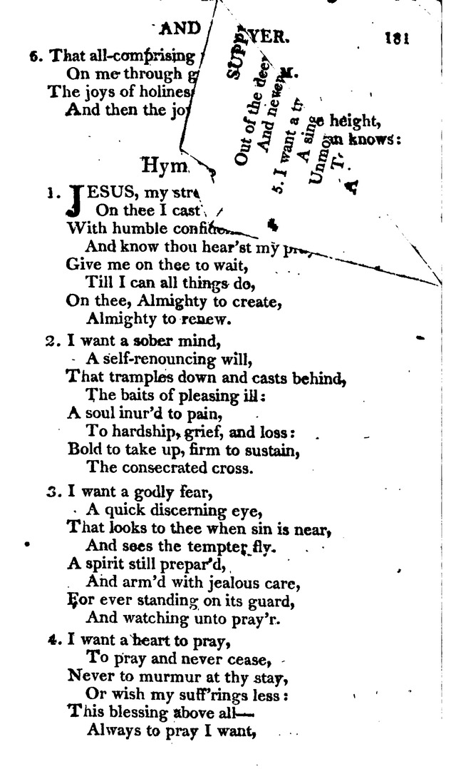 A Choice Selection of Evangelical Hymns, from various authors: for the use of the English Evangelical Lutheran Church in New York page 179