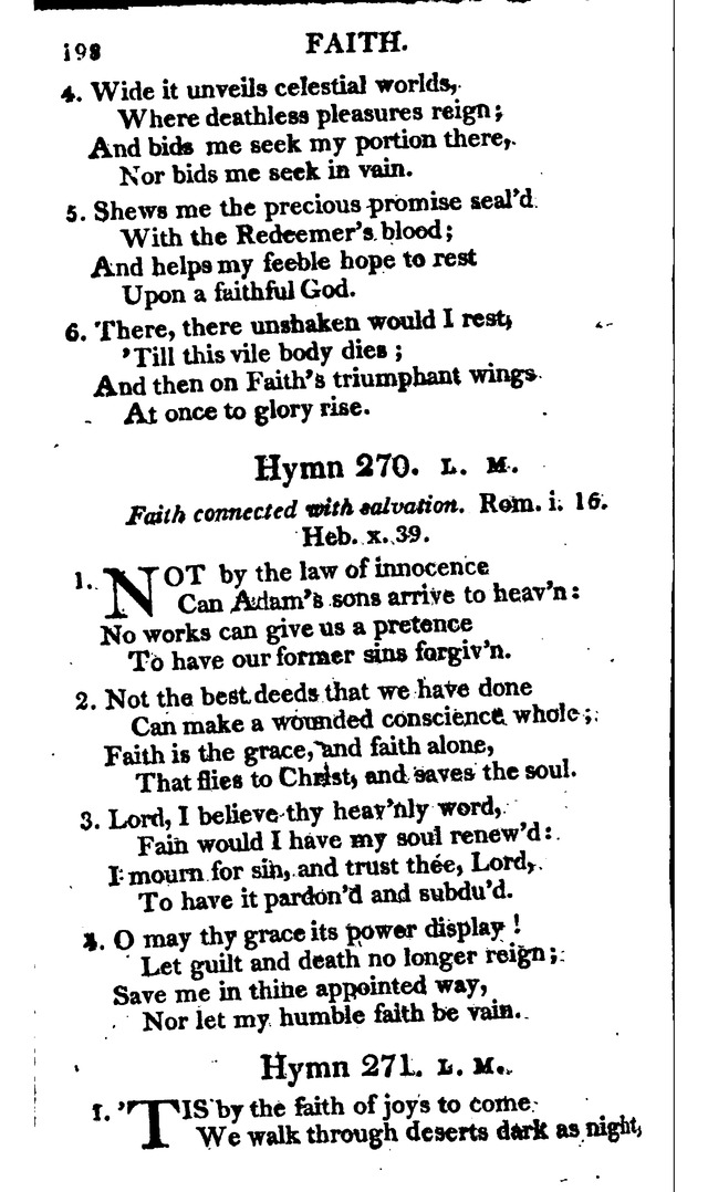 A Choice Selection of Evangelical Hymns, from various authors: for the use of the English Evangelical Lutheran Church in New York page 198