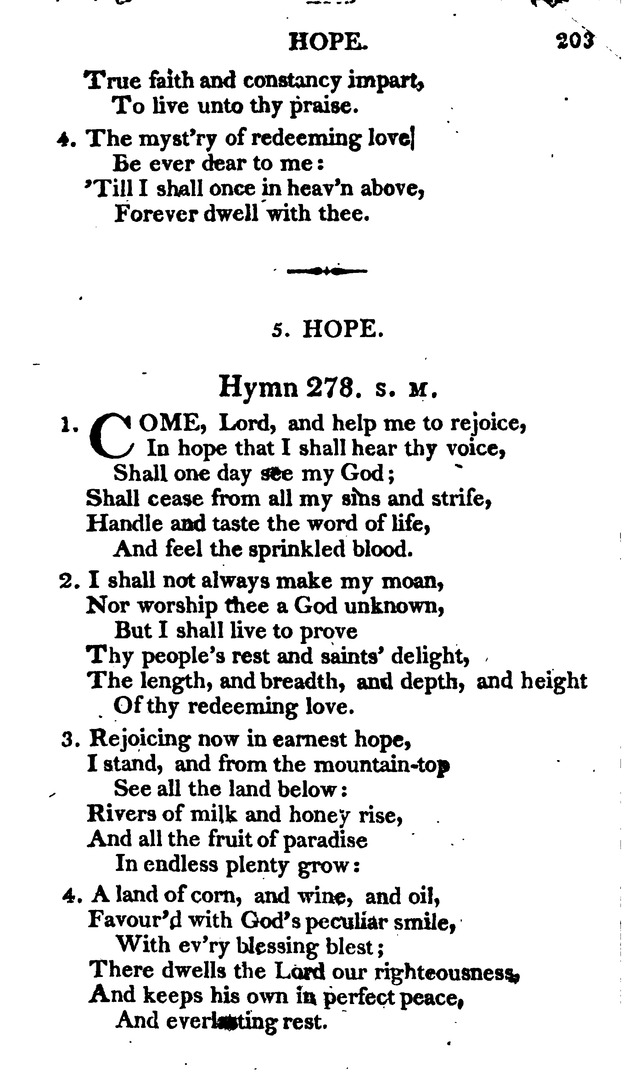 A Choice Selection of Evangelical Hymns, from various authors: for the use of the English Evangelical Lutheran Church in New York page 203