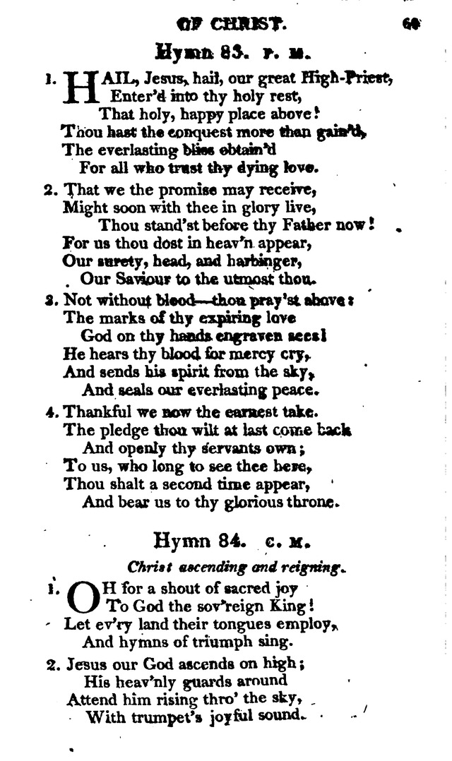 A Choice Selection of Evangelical Hymns, from various authors: for the use of the English Evangelical Lutheran Church in New York page 69