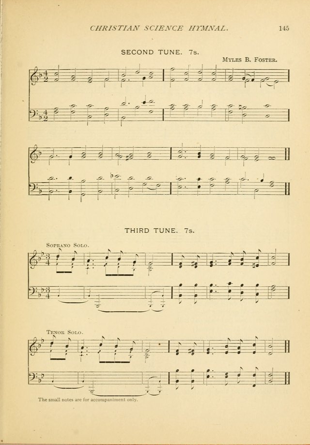Christian Science Hymnal: a selection of spiritual songs page 145