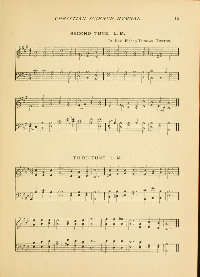 Christian Science Hymnal: a selection of spiritual songs page 15