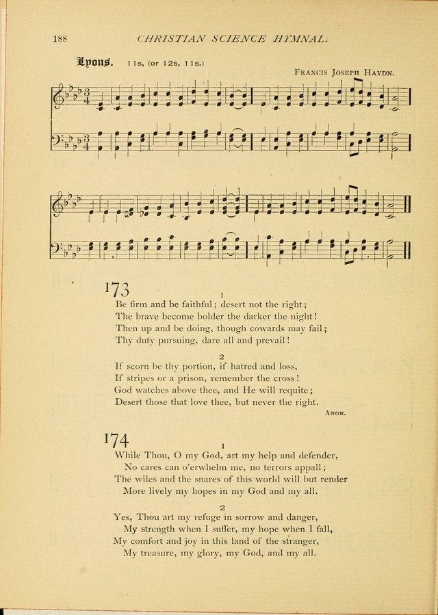 Christian Science Hymnal: a selection of spiritual songs page 190