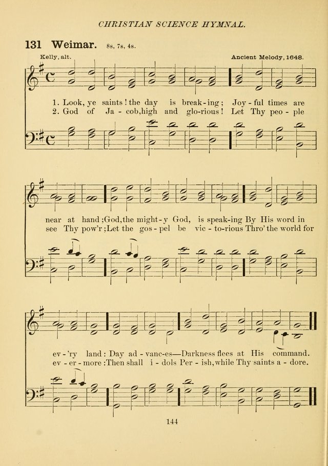 Christian Science Hymnal: a selection of spiritual songs page 153