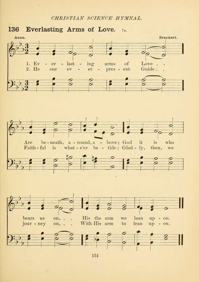 Christian Science Hymnal: a selection of spiritual songs page 160