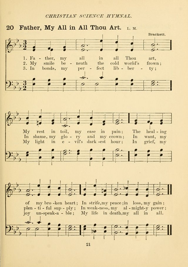 Christian Science Hymnal: a selection of spiritual songs page 30