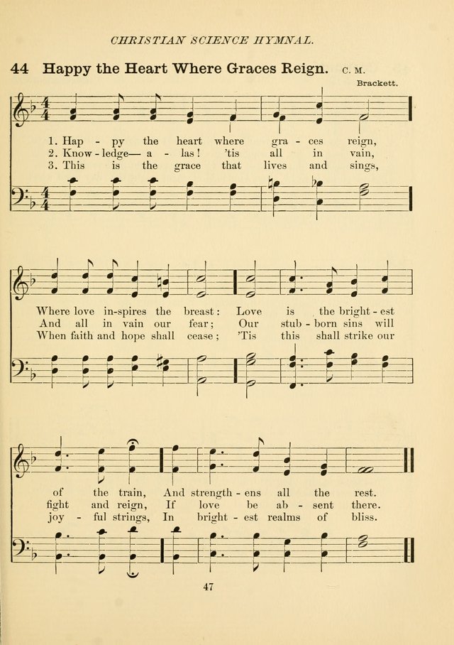 Christian Science Hymnal: a selection of spiritual songs page 56