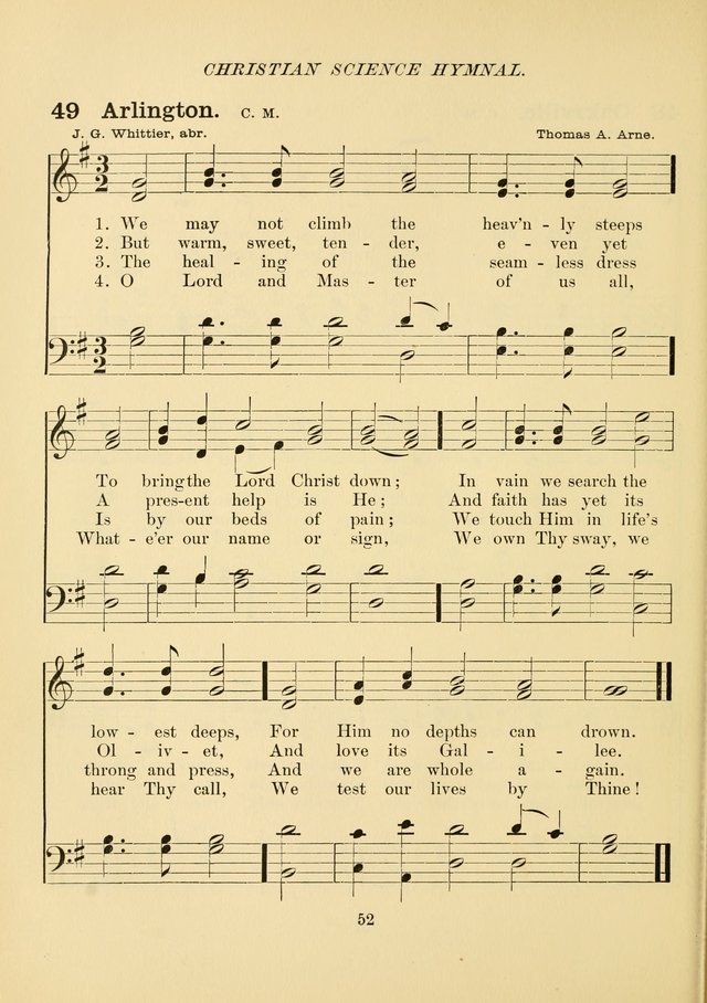 Christian Science Hymnal page 61