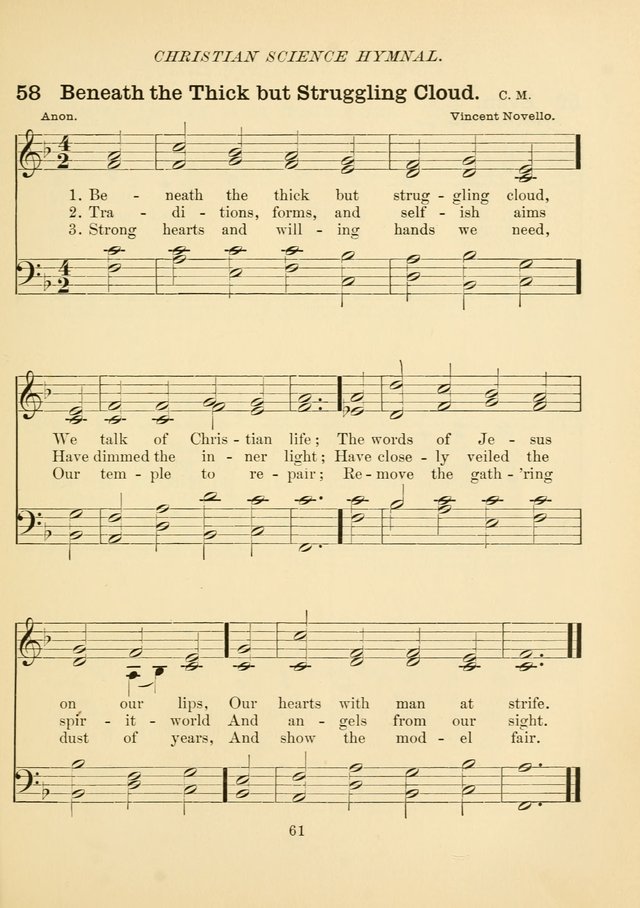 Christian Science Hymnal page 70