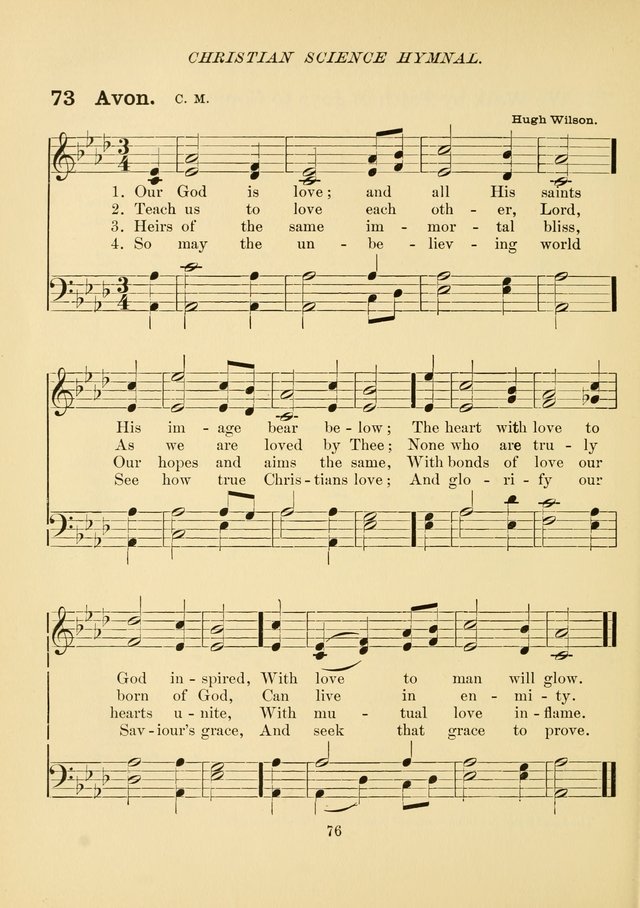 Christian Science Hymnal page 85