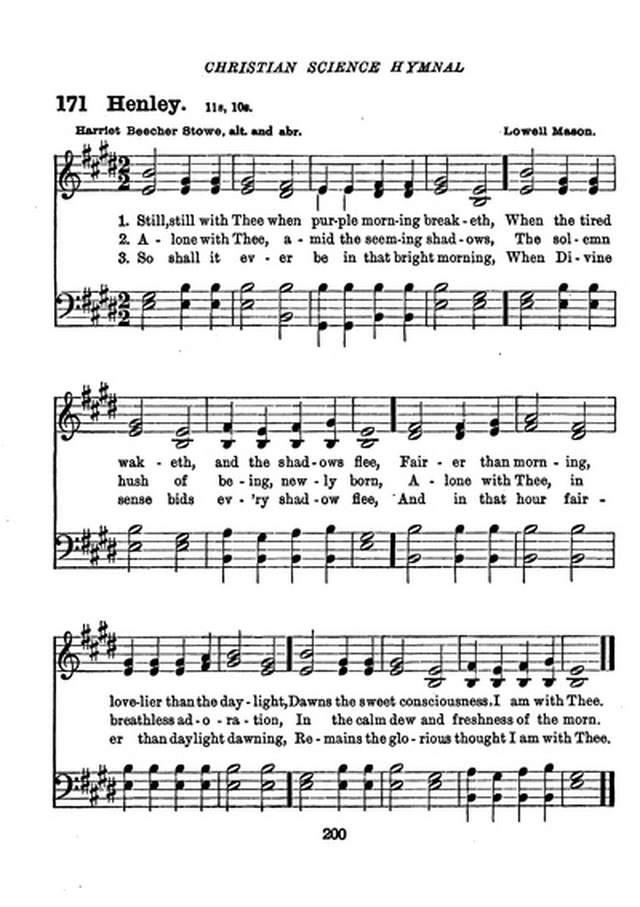 Christian Science Hymnal page 200