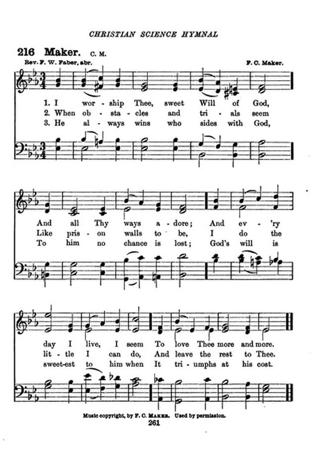Christian Science Hymnal page 261