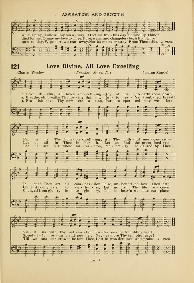 The Church School Hymnal page 105