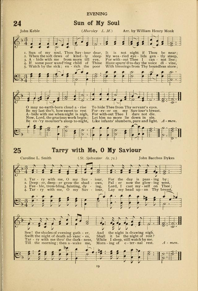 The Church School Hymnal page 19