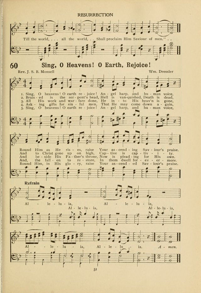 The Church School Hymnal page 51