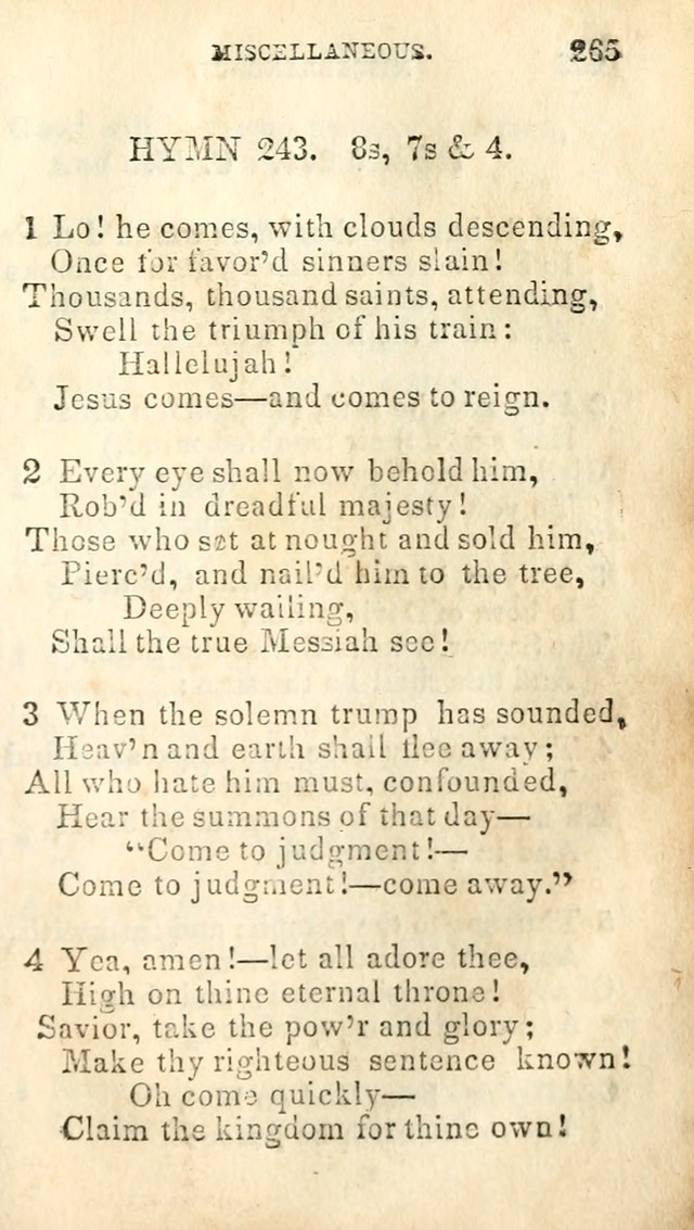 A Collection of Sacred Hymns, for the Church of Jesus Christ of Latter Day Saints page 267
