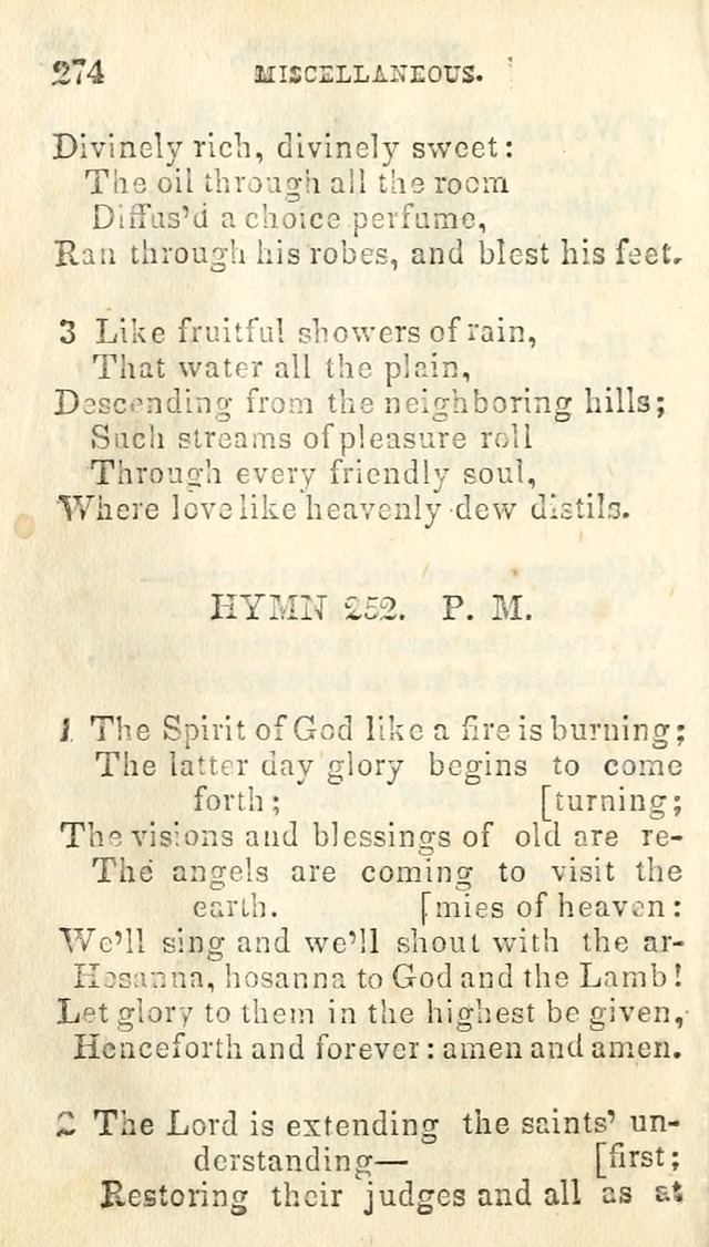 A Collection of Sacred Hymns, for the Church of Jesus Christ of Latter Day Saints page 276