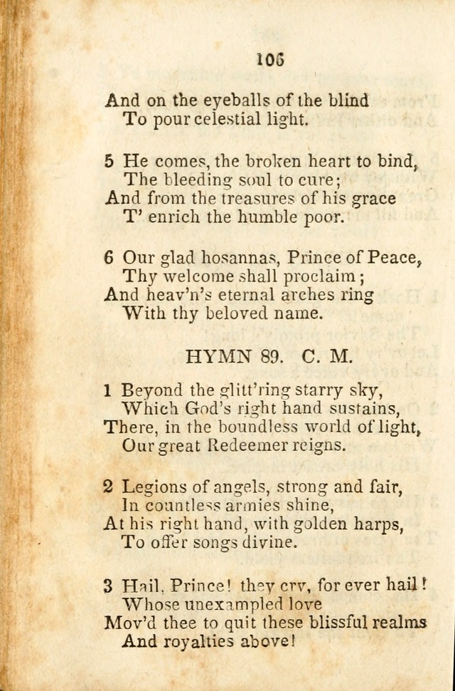 A Collection of Sacred Hymns for the Church of Jesus Christ of Latter-Day  Saints page 107