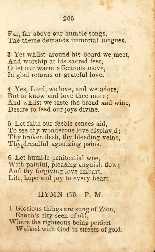 A Collection of Sacred Hymns for the Church of Jesus Christ of Latter-Day  Saints page 206