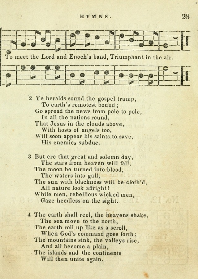 A Collection of Sacred Hymns for the use of the Latter-Day Saints page 23