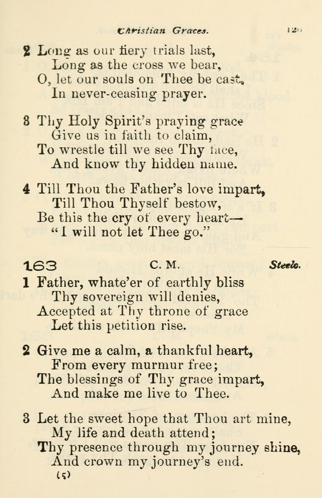 A Choice Selection of Hymns and Spiritual Songs for the use of the Baptist Church and all lovers of song page 132