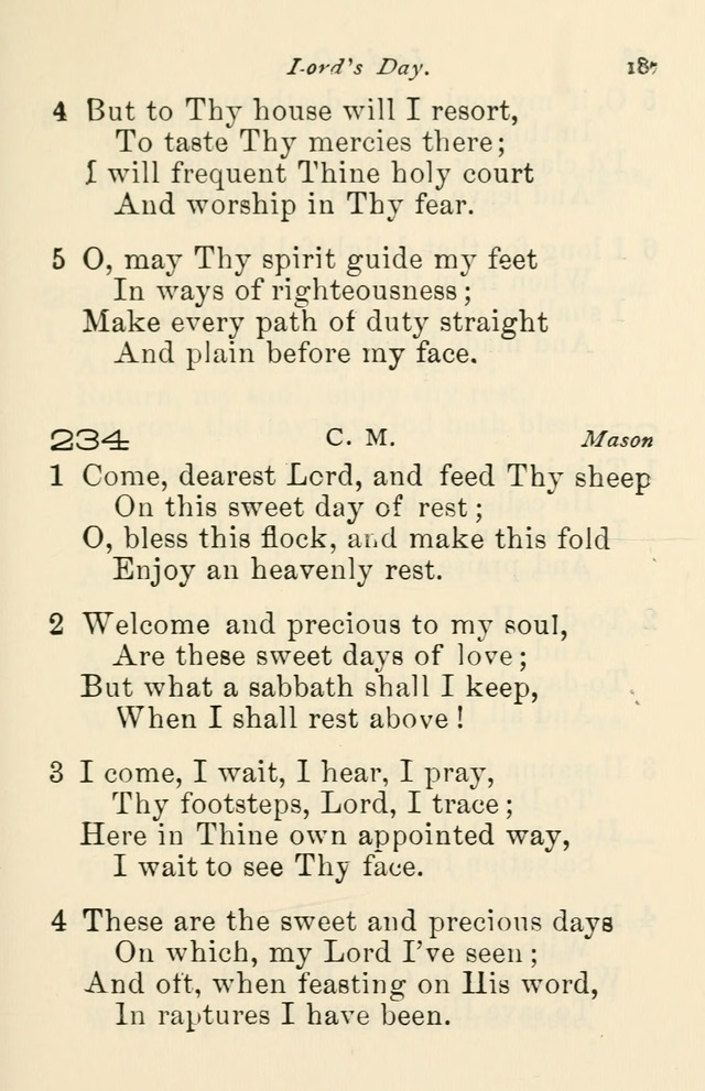 A Choice Selection of Hymns and Spiritual Songs for the use of the Baptist Church and all lovers of song page 190
