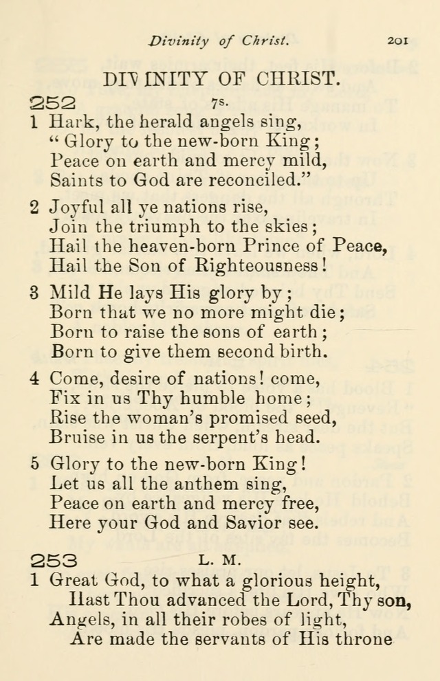 A Choice Selection of Hymns and Spiritual Songs for the use of the Baptist Church and all lovers of song page 204