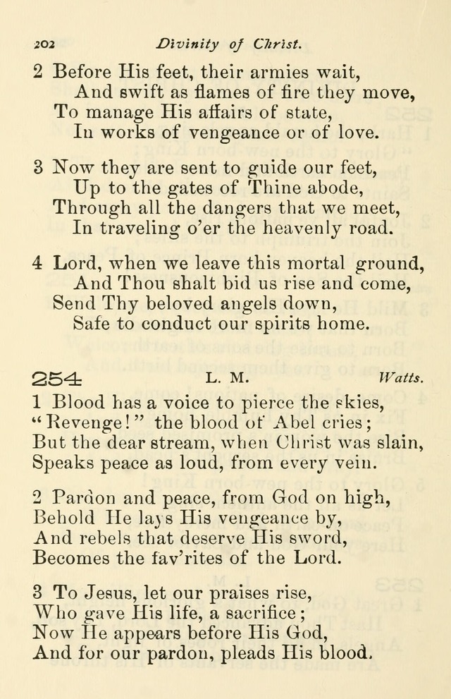 A Choice Selection of Hymns and Spiritual Songs for the use of the Baptist Church and all lovers of song page 205
