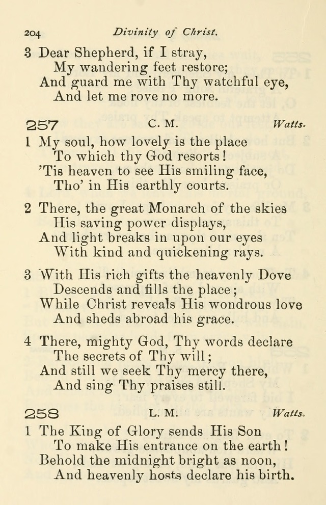 A Choice Selection of Hymns and Spiritual Songs for the use of the Baptist Church and all lovers of song page 207