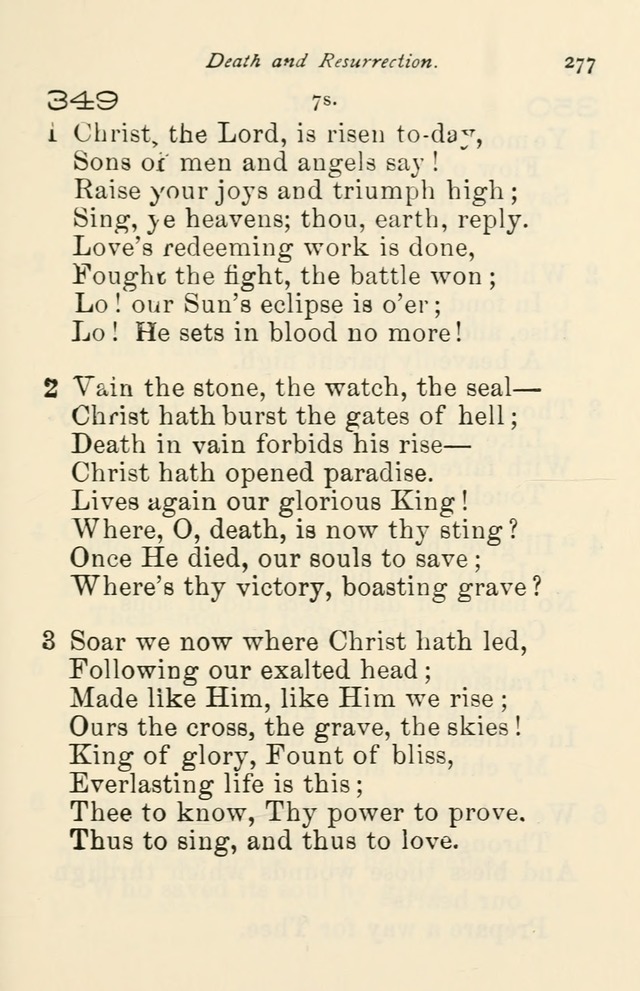 A Choice Selection of Hymns and Spiritual Songs for the use of the Baptist Church and all lovers of song page 280