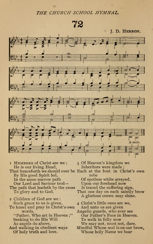 The Church School Hymnal with Tunes page 91