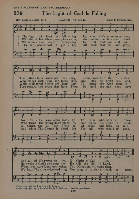 The Church School Hymnal for Youth page 230