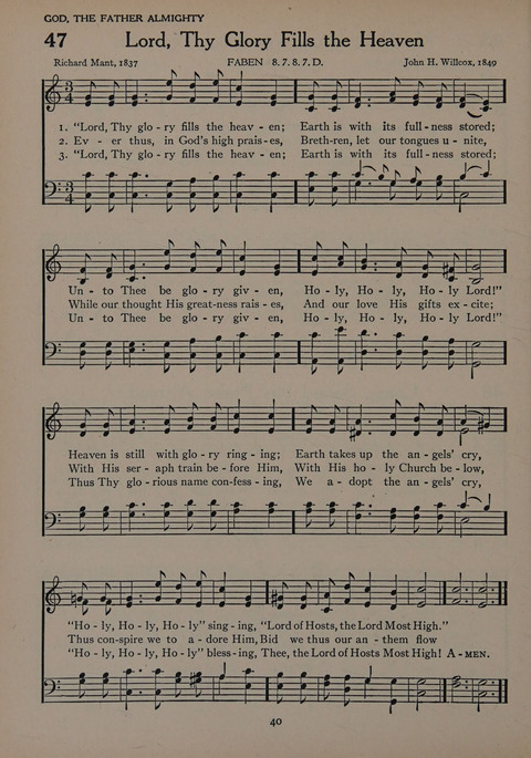 The Church School Hymnal for Youth page 40