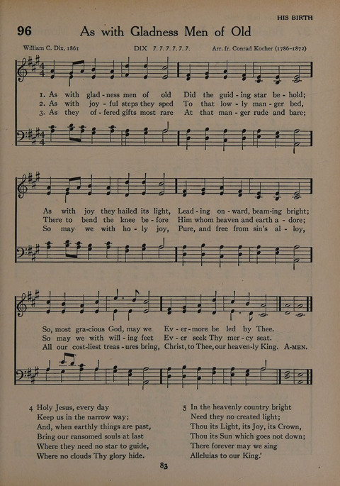 The Church School Hymnal for Youth page 83
