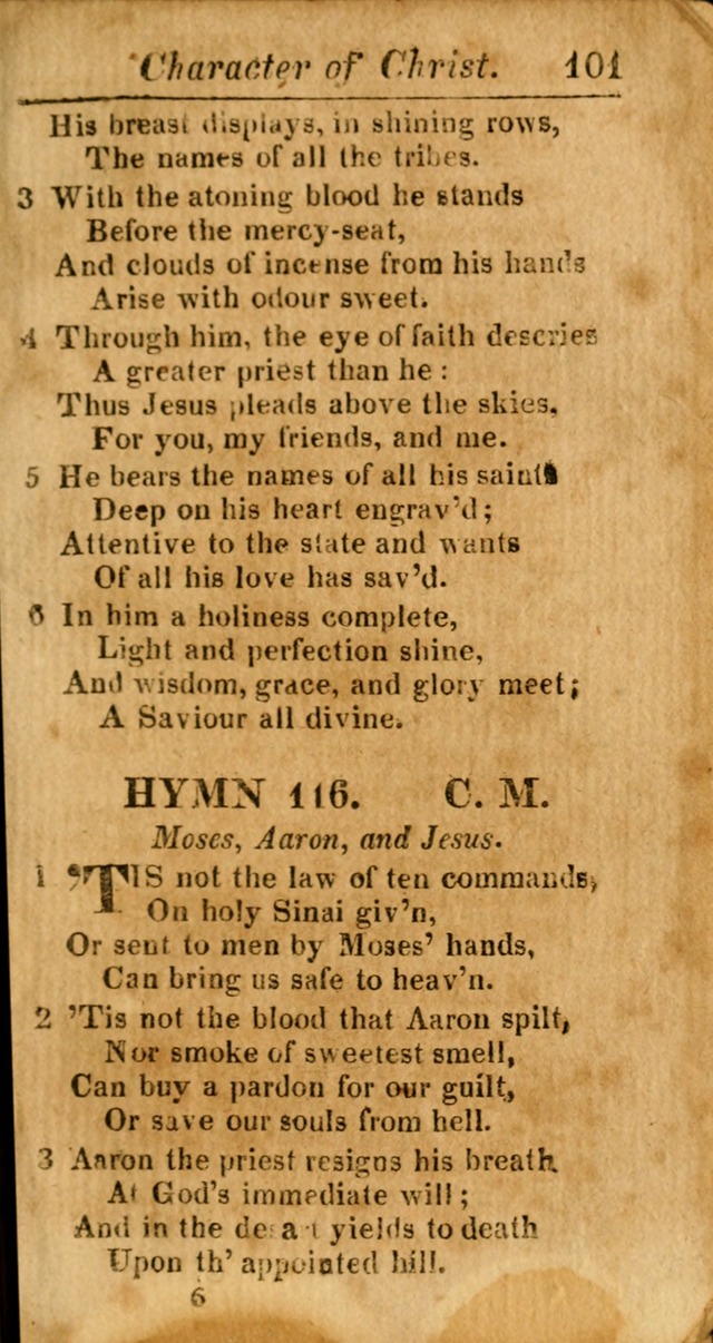 A Choice Selection of Psalms, Hymns and Spiritual Songs for the use of  Christians page 102