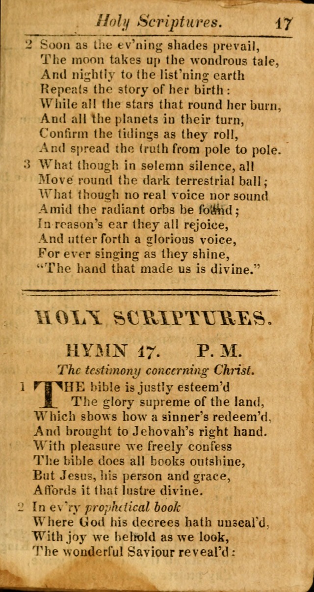 A Choice Selection of Psalms, Hymns and Spiritual Songs for the use of  Christians page 18