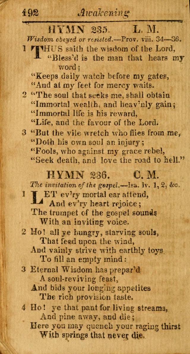 A Choice Selection of Psalms, Hymns and Spiritual Songs for the use of  Christians page 189