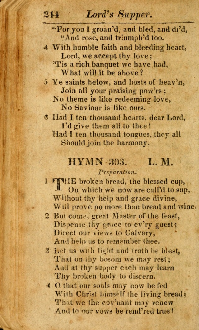 A Choice Selection of Psalms, Hymns and Spiritual Songs for the use of  Christians page 237