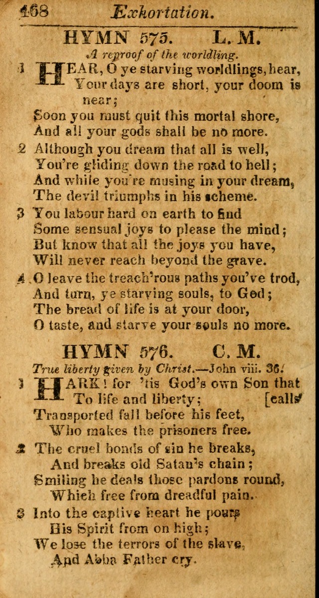 A Choice Selection of Psalms, Hymns and Spiritual Songs for the use of  Christians page 461