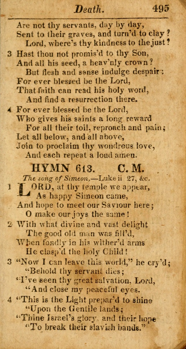 A Choice Selection of Psalms, Hymns and Spiritual Songs for the use of  Christians page 488