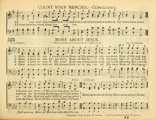 Christ in Song: for all religious services nearly one thousand best gospel hymns, new and old with responsive scripture readings (Rev. and Enl.) page 317