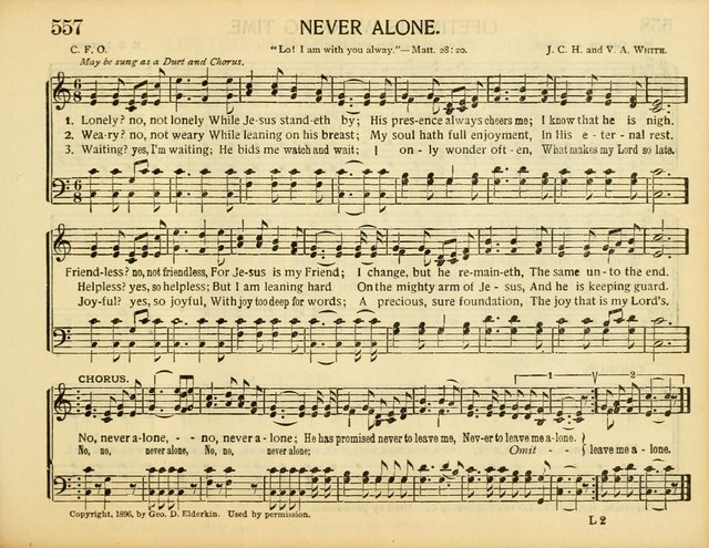 Christ in Song: for all religious services nearly one thousand best gospel hymns, new and old with responsive scripture readings (Rev. and Enl.) page 349