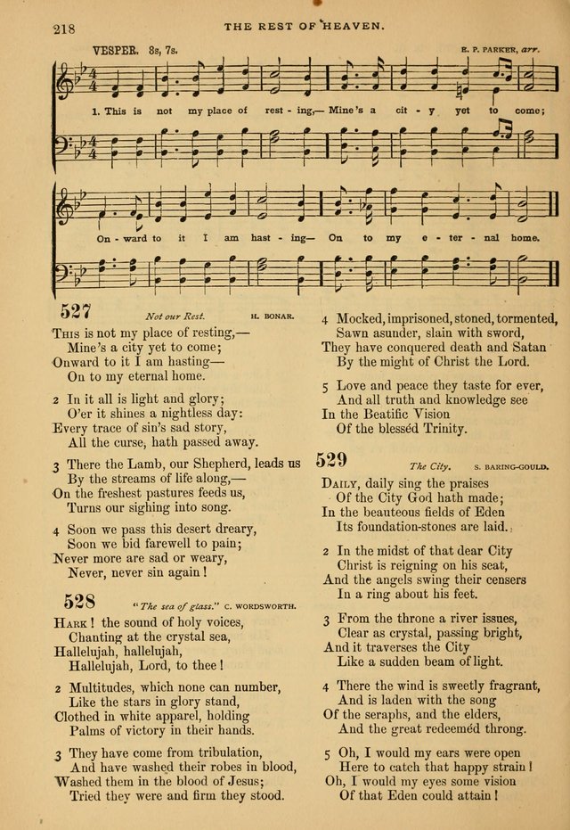 The Calvary Selection of Spiritual Songs: with music for use in social meetings. page 218